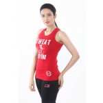 Invincible Women Sweat Is Fat Crying Tank Top